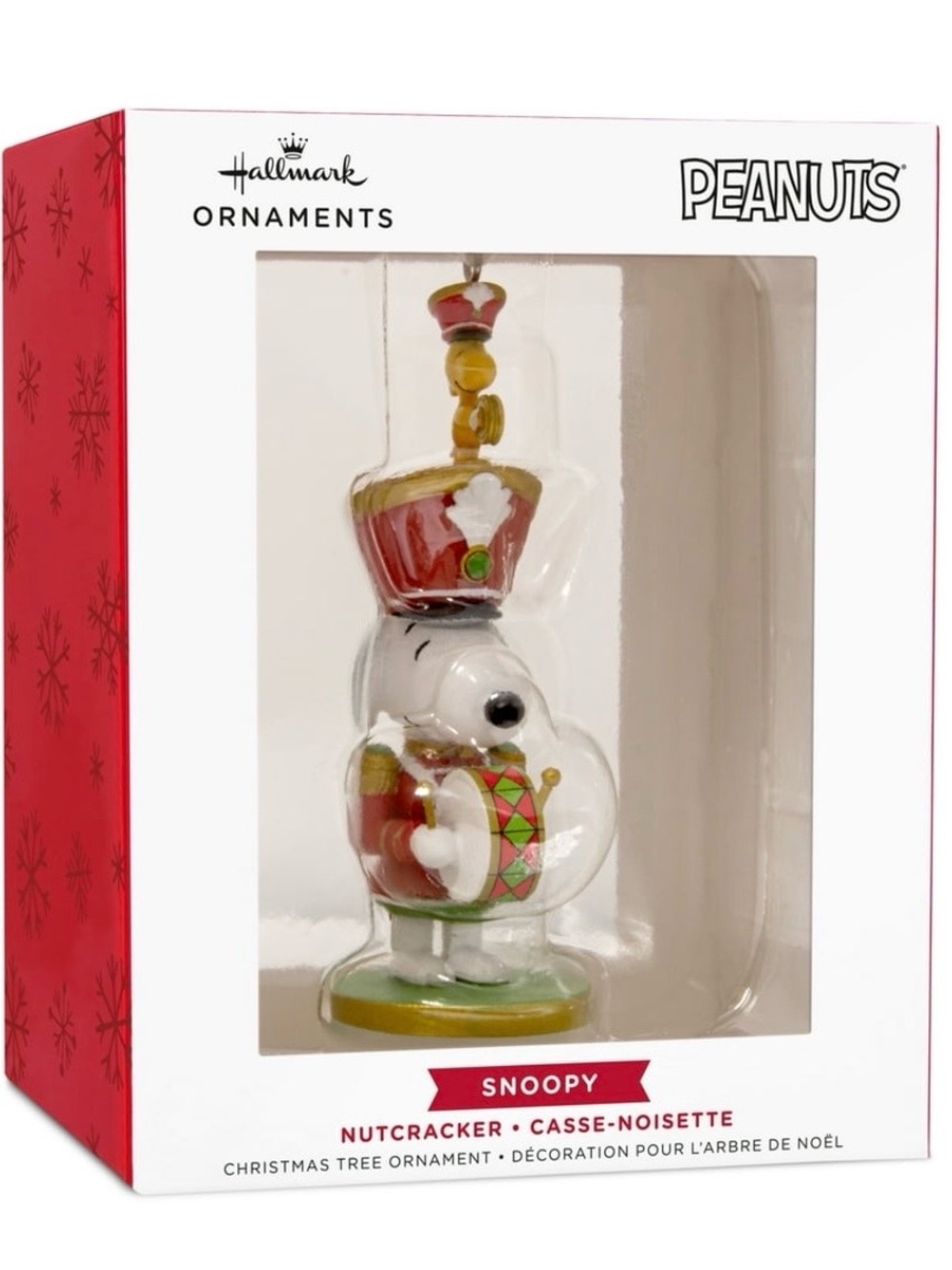 Hallmark Ornament 2025 Peanuts Snoopy & Woodstock Nutcracker NIB